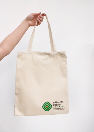 Минималистичные шопперы из бязи