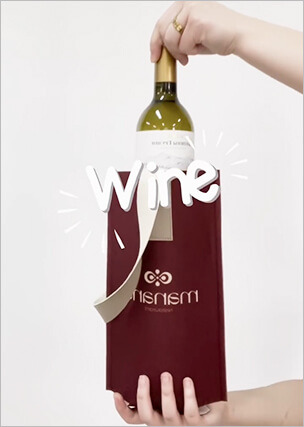 Кофр для бутылок из войлока