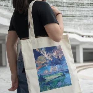 Шоппер плоский, милано, 34 x 40 см, ручки-стропы