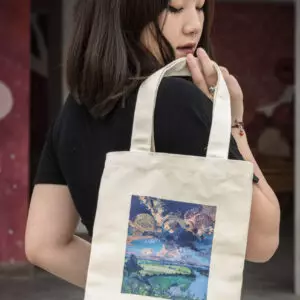 Шоппер плоский,	милано,	34 x 40 см, ручки сшивные  - двусторонний шов